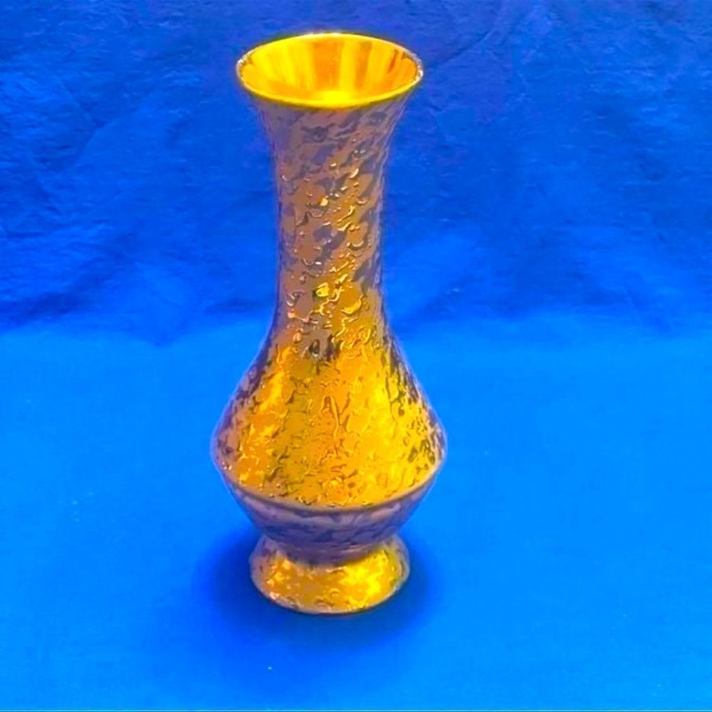 Vase Porcelain weeping gold 22KT